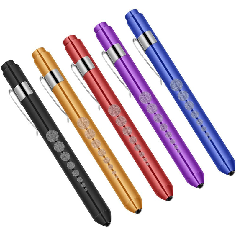 Light Pupil Light, flintronic Diagnostic Light, Pupil Light, Medical Penlight, Reusable Diagnostic LED Pen Torch, Torch Light Pen with Pocket Clip for Doctors, Pack of 5 | Medical Penlight, Reusable Diagnostic LED Pen Torch, Torch Light Pen with Pocket...