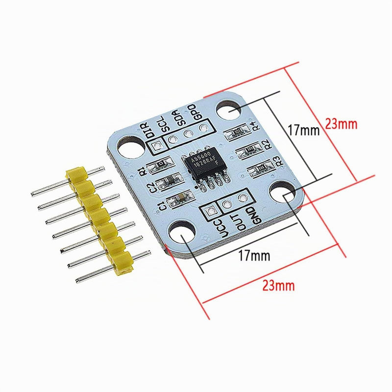 5pcs AS5600 Encoder, Magnetic Induction Angle Measuring Sensor Module | 12-bit high-precision with magnet