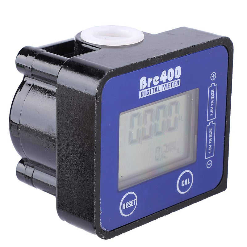 High Accuracy Flow Meter 1/2" Aluminum Alloy Measuring Oil Flowmeter LCD Display 5-Digit Reading Display Fuel Flow Meter -Control and Measure Low Flow,Valve Accessories