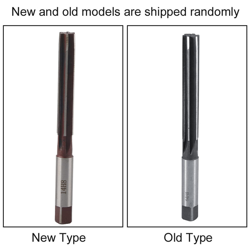 1 Reamer Hand Reamer Precision HSS H8 Cylinder Shank 14mm Straight Parallel Flute Rotating Tool