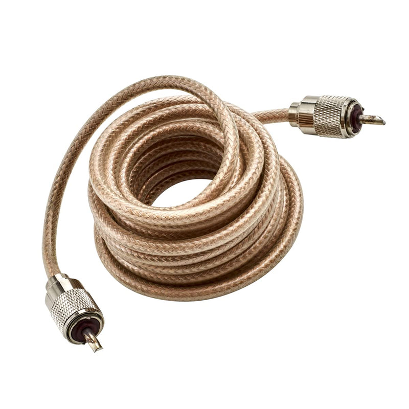 [Australia - AusPower] - RoadPro RP-8X12CL Clear 12' CB Antenna with Mini-8 Coax Cable 