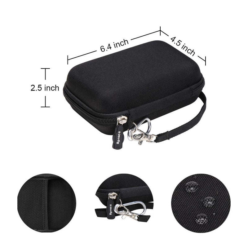 Aproca Hard Travel Storage Carrying Case, for TriField EMF Meter Model TF2 Black