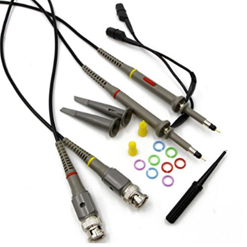 [Australia - AusPower] - RioRand 2-Pack PP150 100 MHz Oscilloscope Clip Probes with Accessory Kit (2PCS) (B) B 