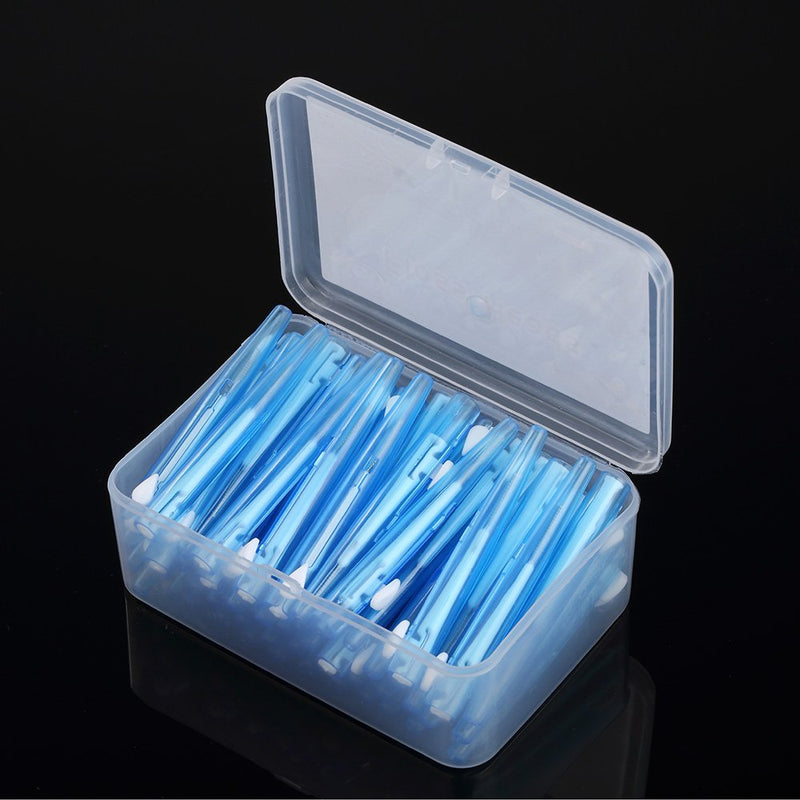 [Australia - AusPower] - Interdental Slim Brush Anself 60Pcs Dental Floss Picks Refill Inter-Dental Brush Teeth Stick Toothpick Flosser for Oral Deep Clean Health Care 