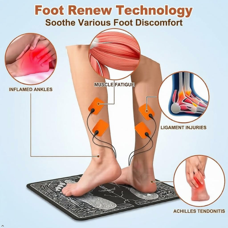 [Australia - AusPower] - Siseca TENS and EMS, TENS and Muscle Stimulator, Portable Massager for Foot/Body 
