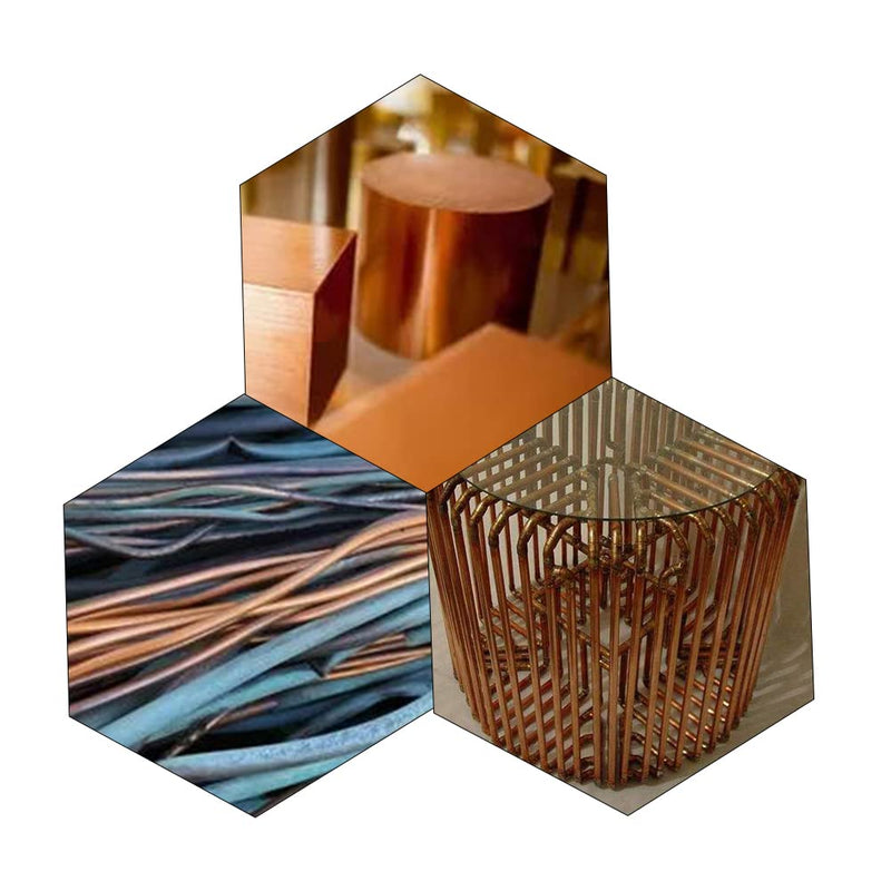 1Pcs Pure Copper Round Rod 3/4"(20mm) Dia 7.87" Length Bare Copper Cu Metal Rod for Metal Craft Hobbies 3/4" Dia 8"Length