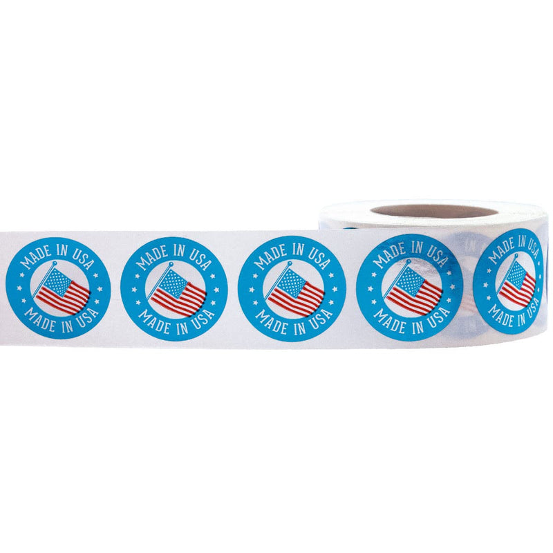 Made in the USA Metallic Labels 1 Inch Round Circle Dots 500 Adhesive Stickers