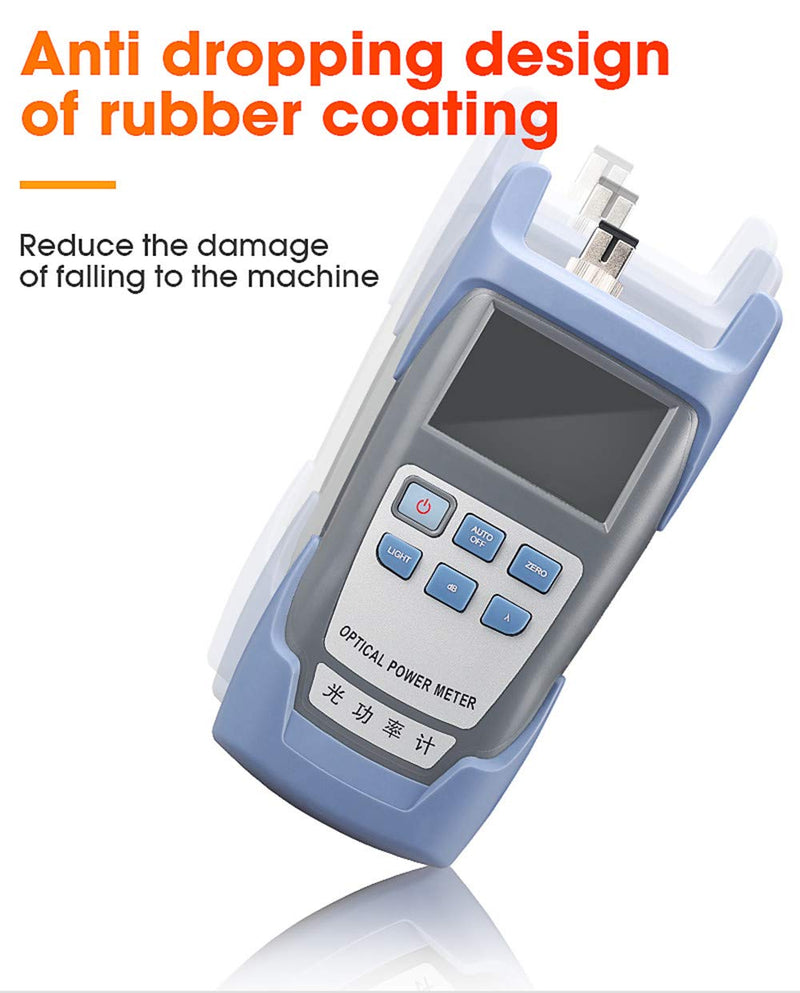 [Australia - AusPower] - DAXGD FTTH Fiber Optical Power Meter Fiber Optical Cable Tester 70dBm~+10dBm Working Wavelength 850-1625nm 