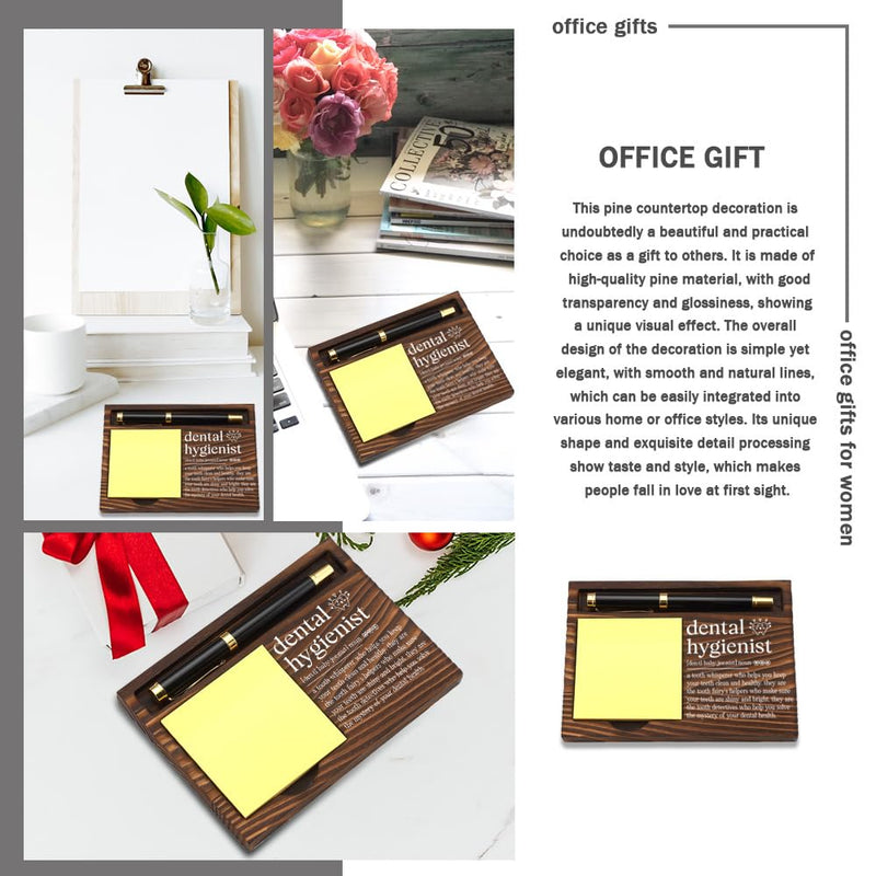 [Australia - AusPower] - Congratulations Gift for Dental Hygienist, Thoughtful Gifts for Dental Hygienist, Stationery Gifts for Dental Hygienist, Dental Hygienist Gifts, Retro Note Pad Holder,6.5x4.7 Inches,HFF39 