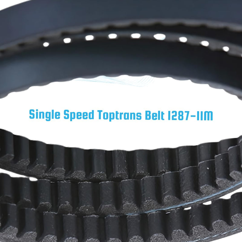 [Australia - AusPower] - Ride1up Roadster V2 Belts Electric Bike 64/20T Single Speed Toptrans Belt 1287-11M 