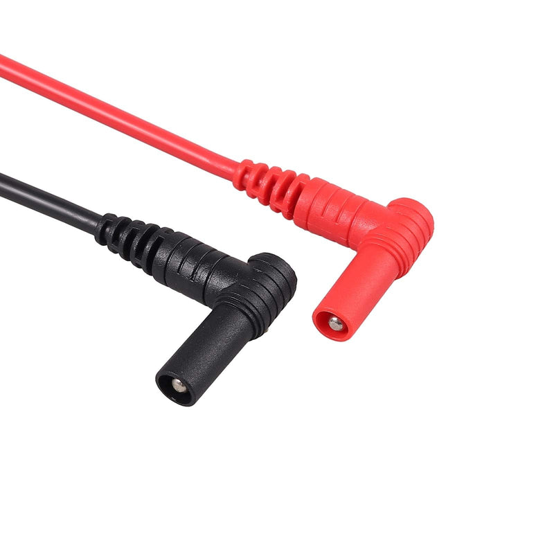 [Australia - AusPower] - 1 Pair Banana Plug to Alligator Clip Test Lead Cable,100cm/3.28ft,15A Rated Current,1000V Max Voltage,Electronic Test Lead for Multimeter Electrical Testing 