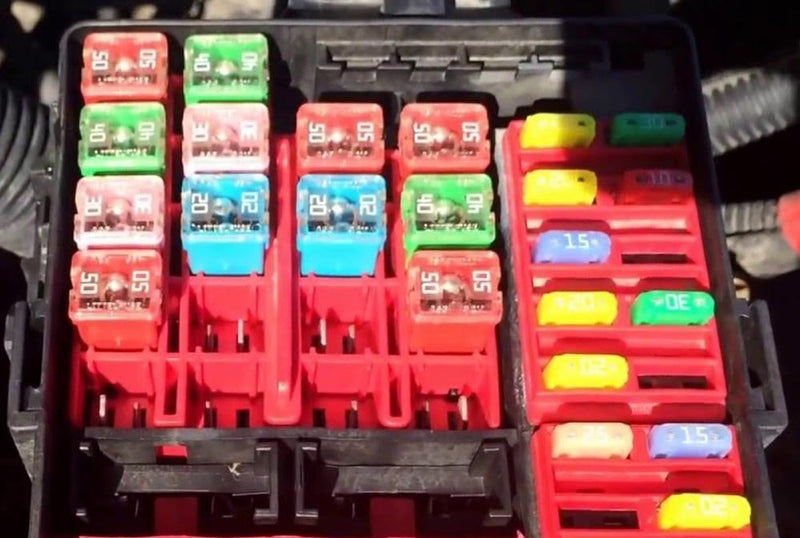 [Australia - AusPower] - Truck Upfitters 30pcs Automotive Fuses Assortment Kit | Low Profile Auto Fuses for Pickup Trucks, Cars, SUVs | J Case Box Shaped Car Fuse Kit | 20A, 25A, 30A, 40A, 50A, 60 Amp Fuse (5 Each) 
