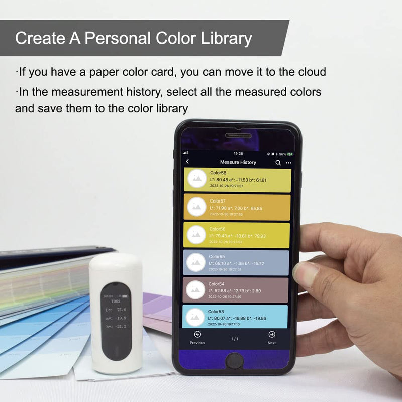 [Australia - AusPower] - Color Sensor Colorimeter, Supporting Stand-alone and APP, Measuring Lab, RGB, HEX Values 