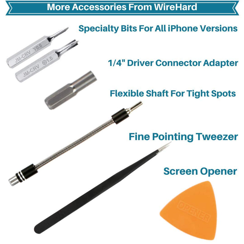 [Australia - AusPower] - 62 in 1 Precision Screwdriver Set Computer Repair Tool Kit with Extra Magnetic Specialty Steel Multi Bit 