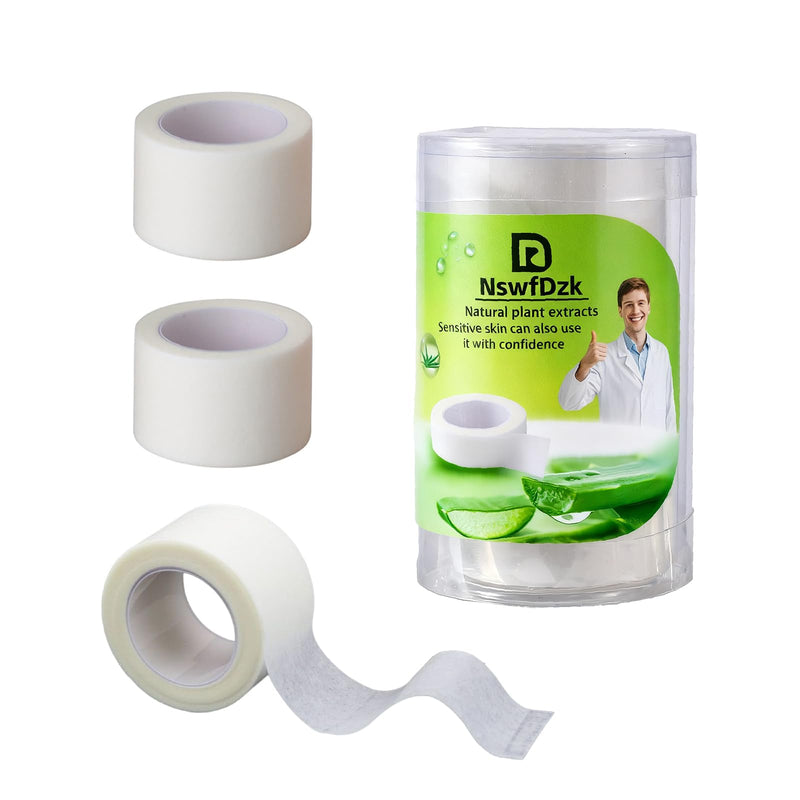 Medical Aloe Low-Allergy Tape, for Surgery, First aid, face, Skin, etc. Multi-Functional Medical Tape (1 in x 3Rolls) 1 in x 3Rolls