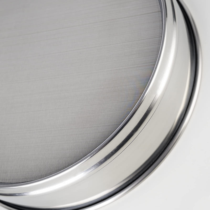 [Australia - AusPower] - 325 Mesh Lab Sieves, 325 Mesh Test Sieve, 8'' Diameter, 304 Stainless Steel Wire Cloth (0.045mm) 325 mesh (0.045mm) 