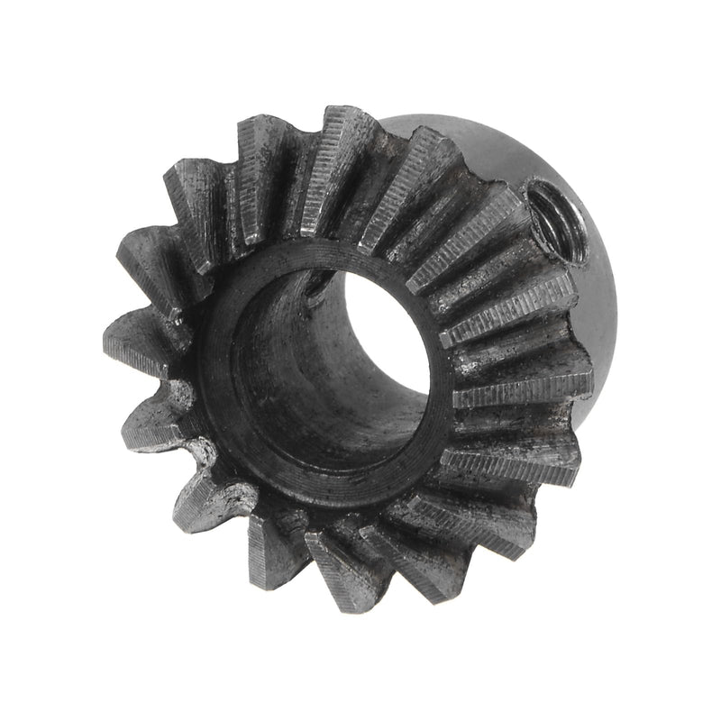 [Australia - AusPower] - HARFINGTON 2pcs Bevel Gear 1M 16 Teeth 10mm Shaft Hole 1:1 Tapered Bevel Pinion Gear 45# Steel 1.5 Module 90 Degree Steering Gear, for Hardware Mechanical Rotation 