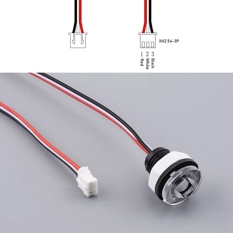 [Australia - AusPower] - Gikfun 2PCS High Sensibility Optical Water Liquid Level Sensor 300mm Cable Working with Liquid Level Controller EK2172 