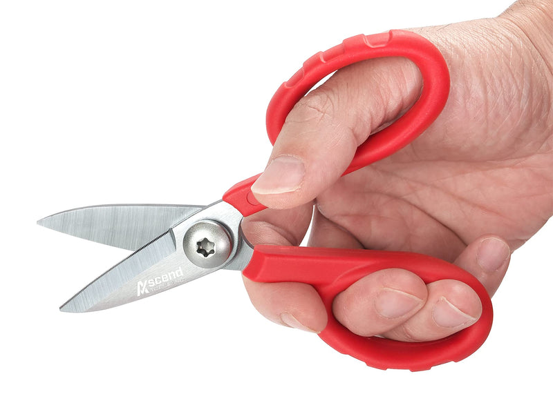 [Australia - AusPower] - Ascend Tools 5-1/2 inch Carbon Steel Shears - Kevlar, Dyneema, Vectran, Spectra, Technora, Nomex, Innegra, Dacron, Fiberglass, Carbon Fiber, Fiber Optic Kevlar Shears 