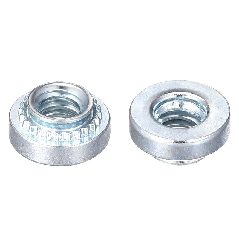 [Australia - AusPower] - uxcell Self -Clinching Nuts,#6-32 x 0.1-Inch Carbon Steel with Zinc Plating Rivet Nut Round Head Steel Metal Sheet Mounting Hardware Fastener 50pcs #6-32x2.54mm 