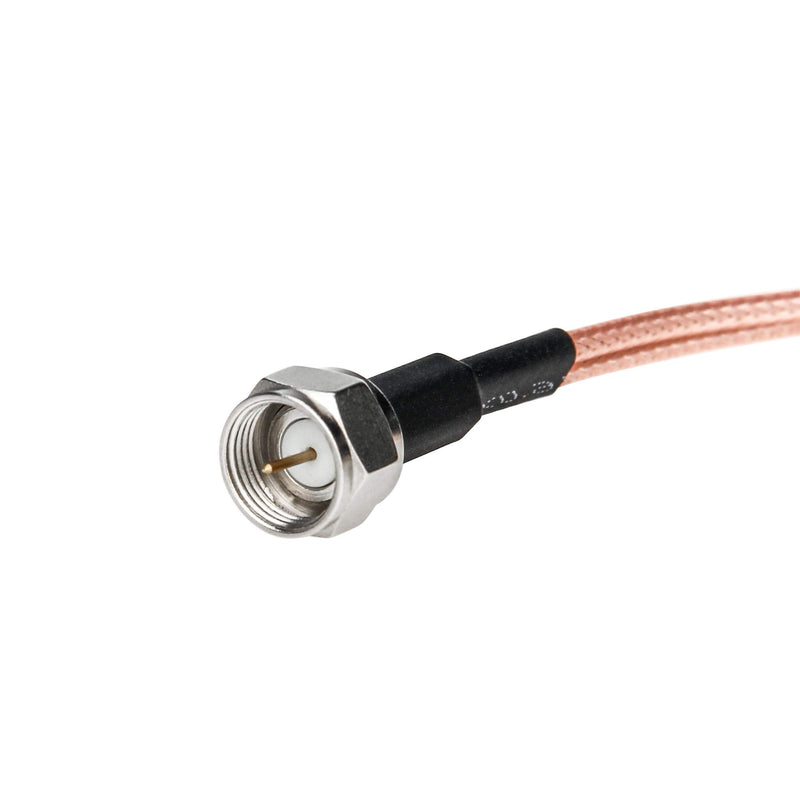 [Australia - AusPower] - F-Type RG6 Splitter Coax Cable, 75Ohm TV Antenna 3 Way Splitter Combiner RFAdapter F Male to F Dual Female RG316 Coaxial Cable 6inch 1 Pack 