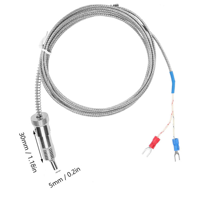 [Australia - AusPower] - Type K WRNT-01/02 Bayonet Temperature Sensor Thermocouple for Sensing Temperature(5M) 