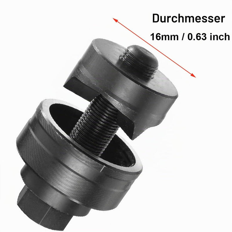 SagaSave 16mm Sheet Metal Hole Punch, Metal Hex Hole Cutter for Sink Steel Plate Stainless Steel Metal 16 mm