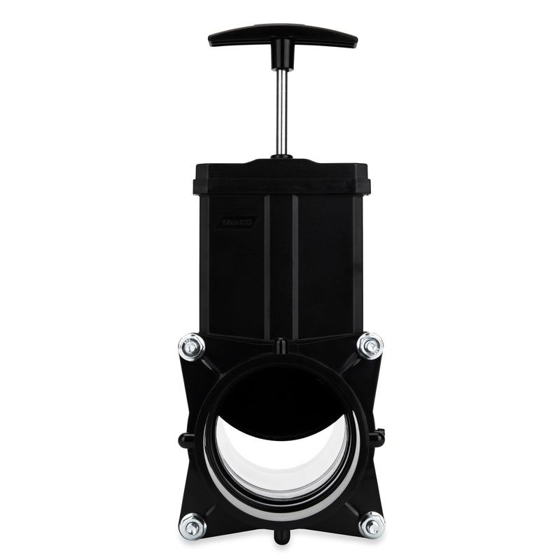 [Australia - AusPower] - Camco Camper/RV Gate Valve - Features Built-In 3.5-Inch Clear Adapter & 4 Bayonet Prongs - Fits 3-Inch Sewer Fittings & Connects Easily to RV Drain Pipe (39053) 3 Inch 