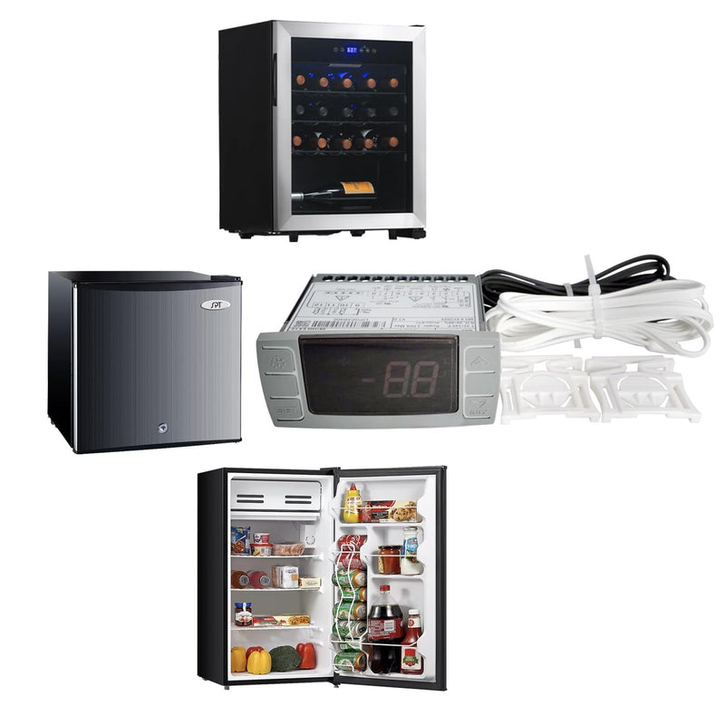 [Australia - AusPower] - XR06CX-4N1F1 for Dixell Temperature Controller Fits for 120V 50-60hz Commercial Refrigerators/Freezer Digital Thermostat Controller with Temperature Sensor 