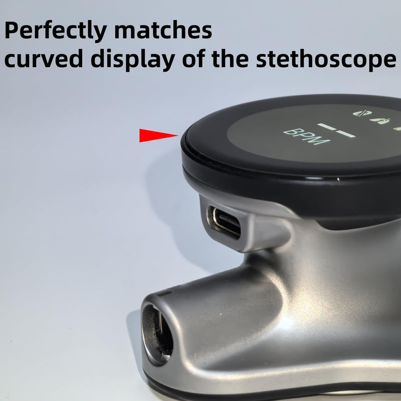 [Australia - AusPower] - 3 Pack Screen Protector Compatible with EKO CORE 500™ Digital Stethoscope, Full-Coverage Curved Stethoscope Cover for EKO Stethoscope Accessories 3 Pack 