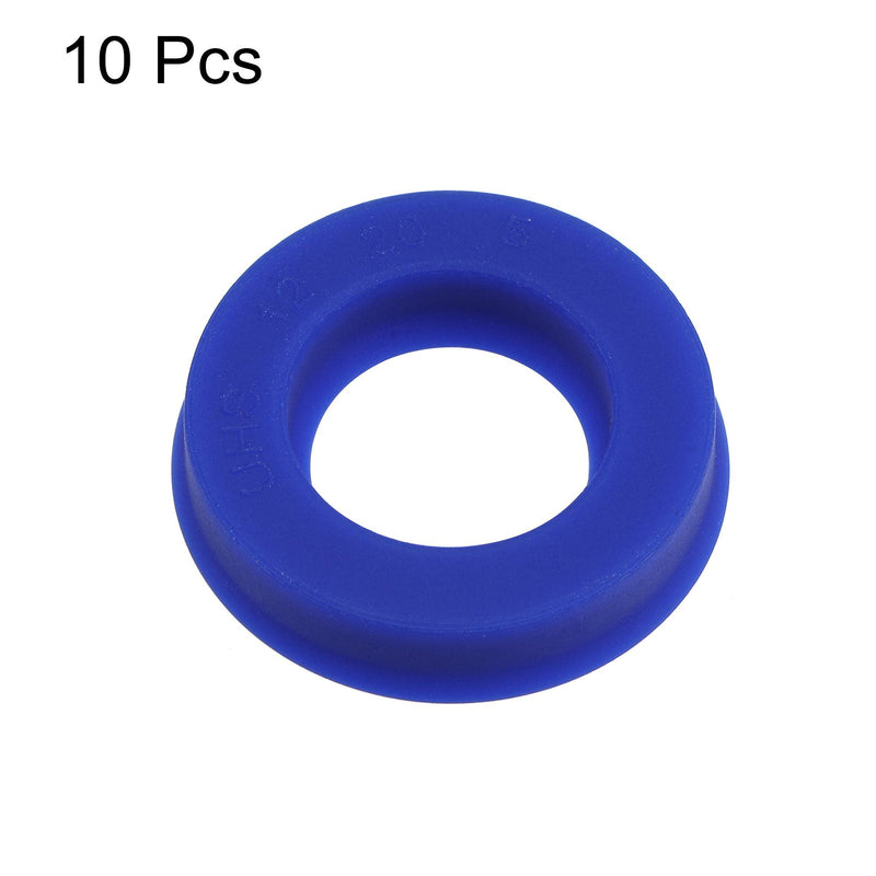 [Australia - AusPower] - uxcell UHS Radial Shaft Seal 12mm ID x 20mm OD x 5mm Width PU Oil Seal, Blue Pack of 10 12mmx20mmx5mm 
