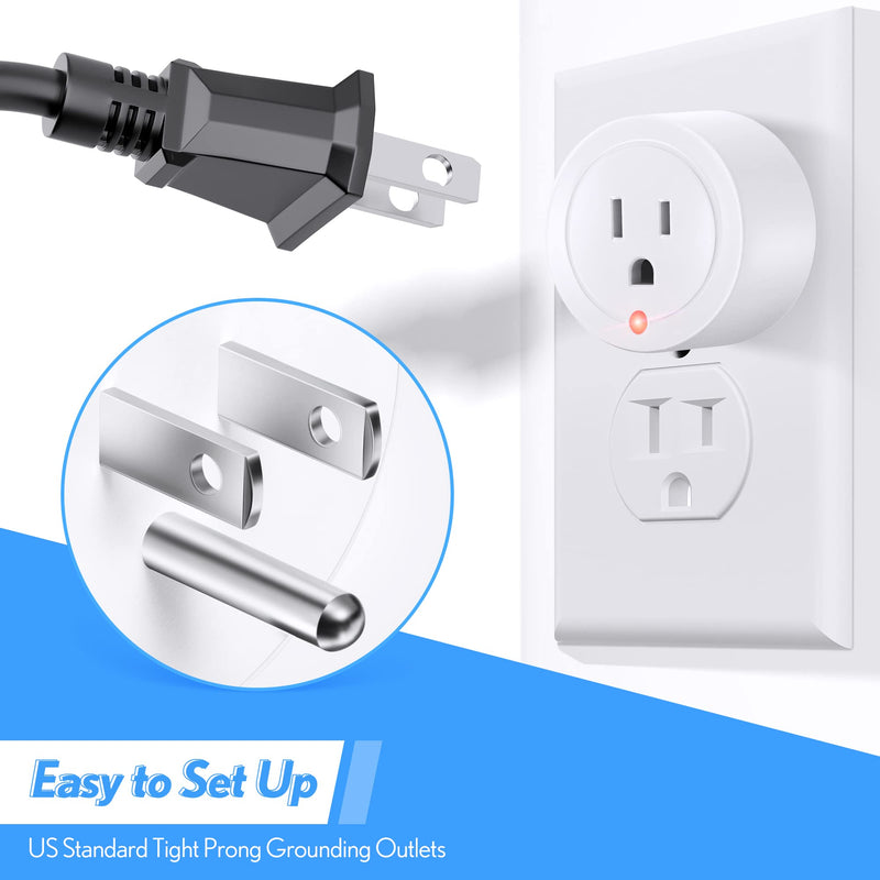 [Australia - AusPower] - 4 Pieces Thermostatically Controlled Outlet, On at 32°F/Off at 50 °F Thermostat Plug Outlet for Winter Chicken Water Coop Heater, Temperature Controllers for Bird Bath Deicer Outdoor 4 