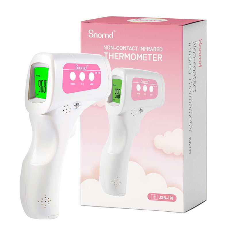 [Australia - AusPower] - [Value Bundle] Snomd Forehead Thermometer JXB-178 & Snomd Digital Thermometer for Adults and Kids DT008 