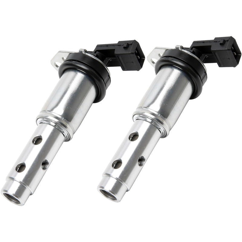 Engine Variable Timing Oil Control Valve Vanos Solenoid 2 Pcs - Compatible with BMW 128i, 135i, 325i, 328i, 330i, 335i, 335is, 525i, 528i, 530i, 535i, X3, X5-11367585425, 11367516293, 917-241