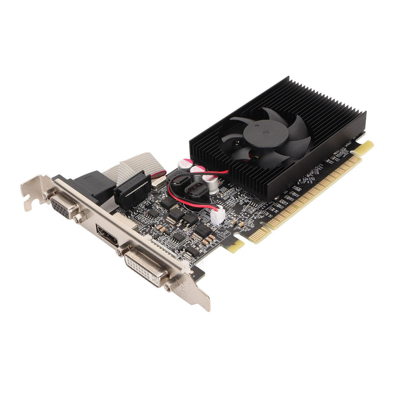 [Australia - AusPower] - GT730 Computer Graphics Card, 2G 64bit DDR3 PC Single Cooling Fan Single Cooling Fan Support HDMI VGA DVI Output PCI Express 2.0 x 16 Bus Interface 