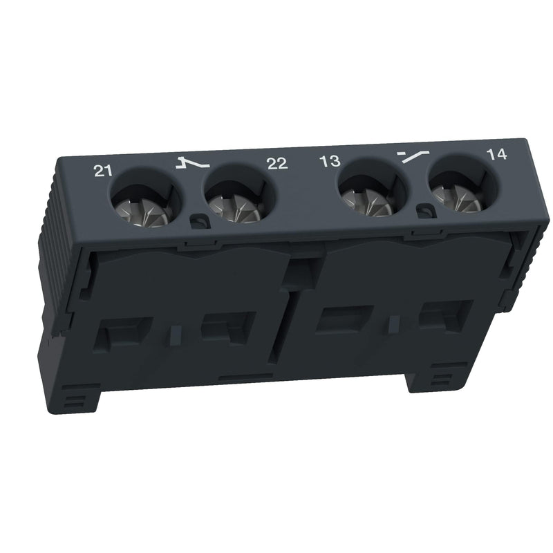 Schneider auxiliary switch block GV-AE11 | 1NO+1NC, front mounting, 24-240V AC