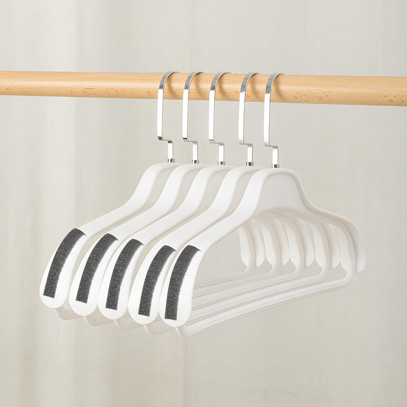 200 Pieces Adhesive Foam Strips for Hangers, Non-Slip Hanger Grips Self Sticking Foam, Anti-Slip Clothes Hanger Tape Strips, Peel-and-Stick Foam Hanger Protection Strips 200 Pieces