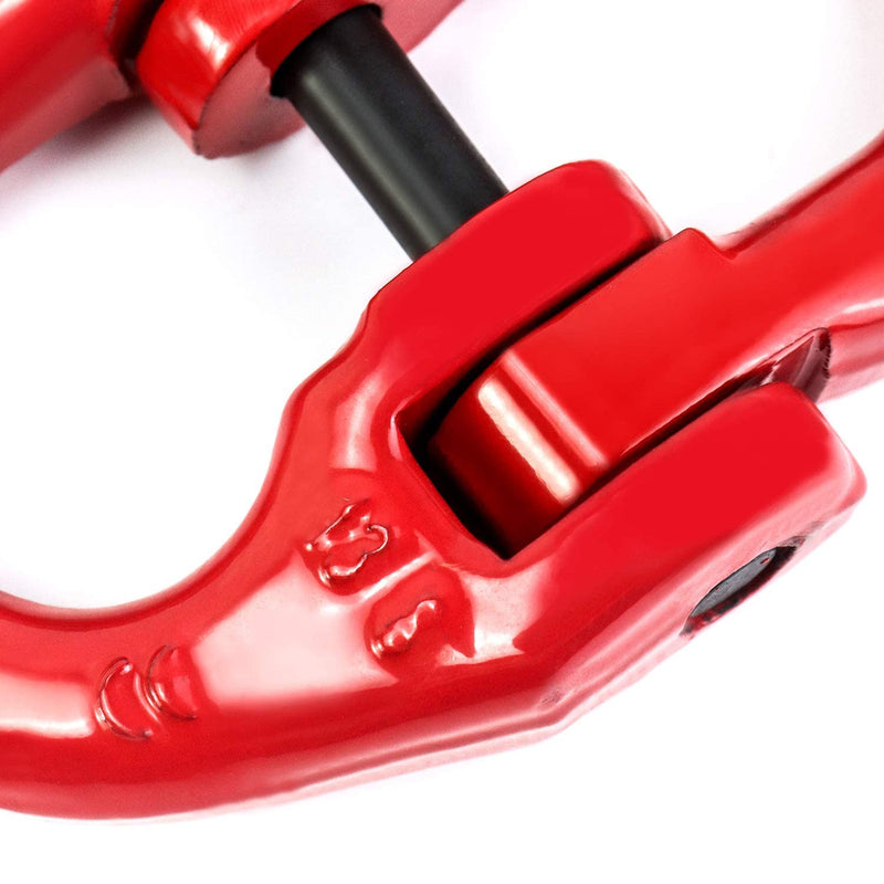 [Australia - AusPower] - 2 Pack G80 Alloy Steel Hammerlock Coupling Link, 5/16" Hammer Lock Safety Chain Connector Link 4400 lbs Working Load Limit 4400-2Pcs 