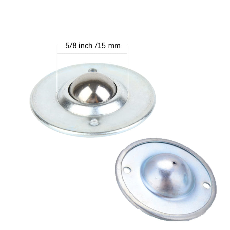 [Australia - AusPower] - 5/8" Roller Ball Transfer Bearings, CY-16A, 330 Lbs Total Load Capacity, 12 pcs Ball Bearing Transfer Units 5/8 in Roller Transfer Bearings Wheel Casters (5/8 inch, 12) 