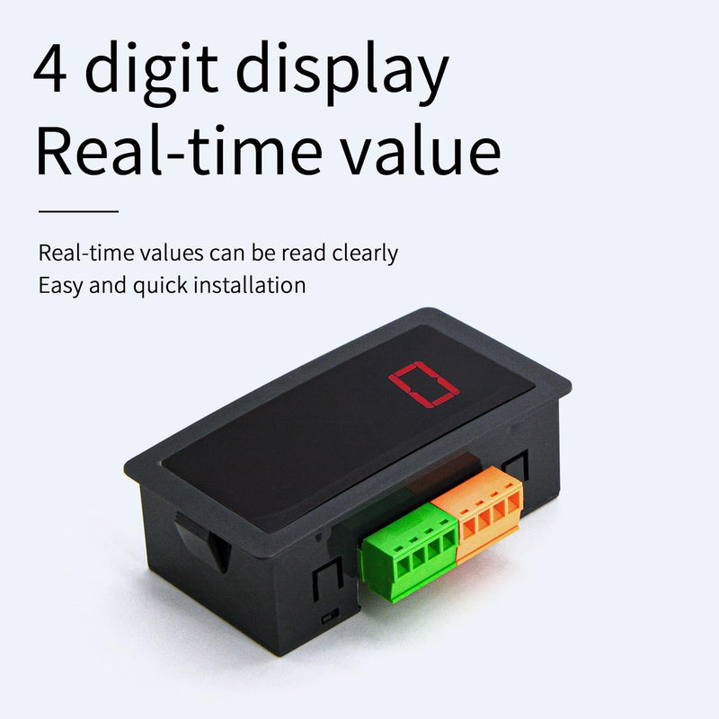 [Australia - AusPower] - Load Cell Sensor Weigh Platform with Indicator Display,4-Digital Readout Display,Supply DC 12-24V with RS485 Communication,Acrylic Plate Weighing Platform Set (0-20KG KIT) 0-20KG KIT 