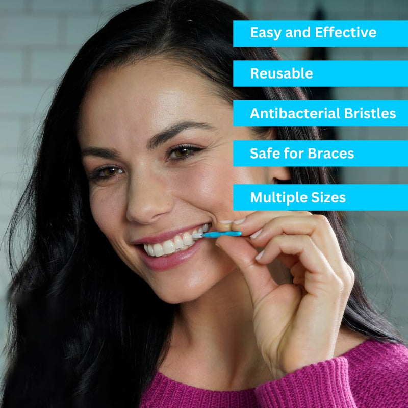 Piksters Interdental Brushes, Size 00, 100 Count (10 x 10 Packs), Interdental Tooth Brush for Extremely Tight Gaps, Gum Soft Bristles for Plaque Removal, Safe for Braces (100 pk) Size 00 (Pink) 100 Count (Pack of 1)