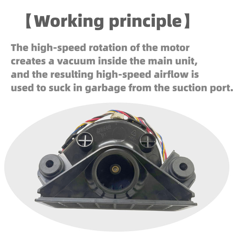 [Australia - AusPower] - Vacuum Cleaner Engine Ventilation Motor Fan for Ecovacs Deebot ozmo Yeedi T8 T9 T8AIVI N8 Pro N8 Pro Plus N8 N8+ 950 T5 N7 Series Robot Vacuum Cleaner Fan Motor Module Replacement Parts 