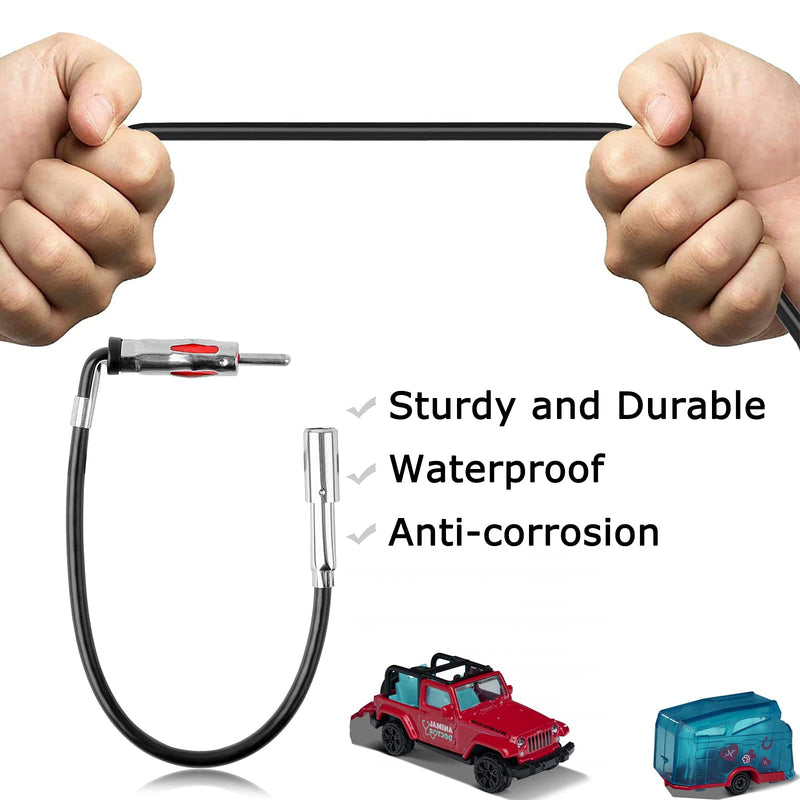 [Australia - AusPower] - RED WOLF Radio Wiring Harness with Antenna Adapter Plug for 1989-2002 Chevy GMC Buick Cadillac Aftermarket Stereo Install Connector Kit Radio harness+ GM10 antenna adapter 