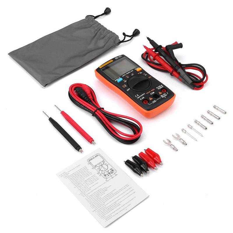 [Australia - AusPower] - AN8008 True RMS Digital Multimeter with Continuity & Diode Test AC DC Voltage Ammeter Ohm Meter for Home Automotive Electrical Use 