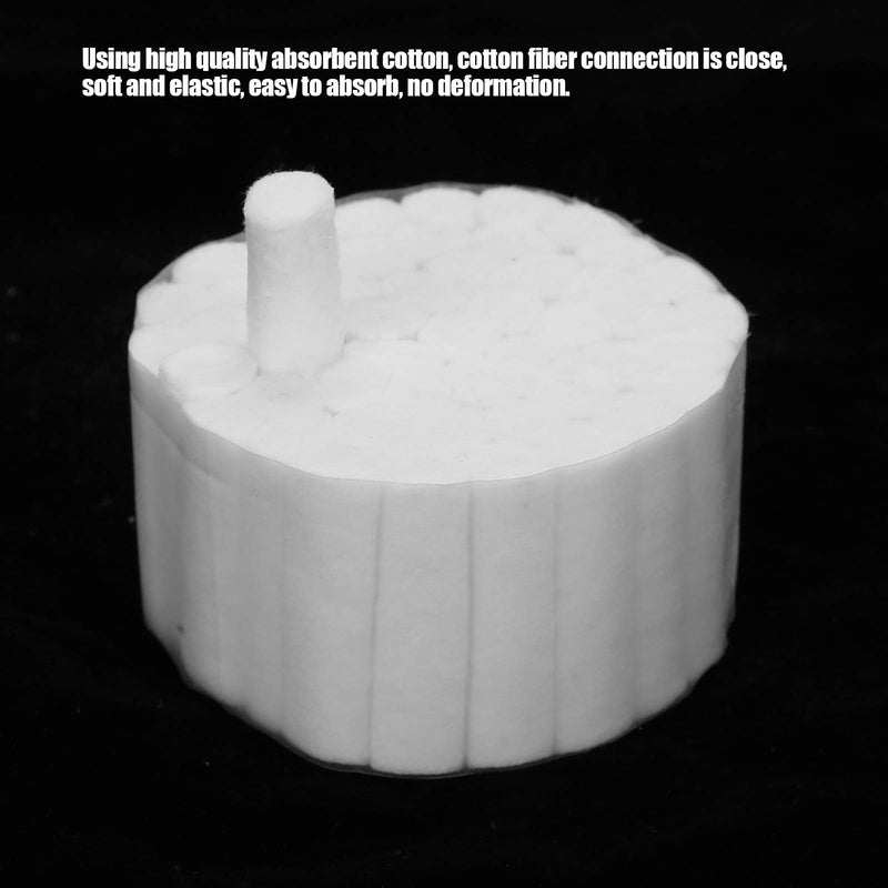 [Australia - AusPower] - 100 x Gauze Rolls, Cotton Pads for Dentists, Rolled Cotton Balls, Natural Cotton Rolls, Highly Absorbent Cotton for Mouth and Nose 