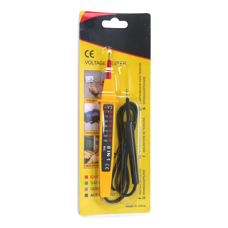 [Australia - AusPower] - 8 in 1 Electric AC/DC Voltage Detector Pen Circuit Tester with LED Lights 