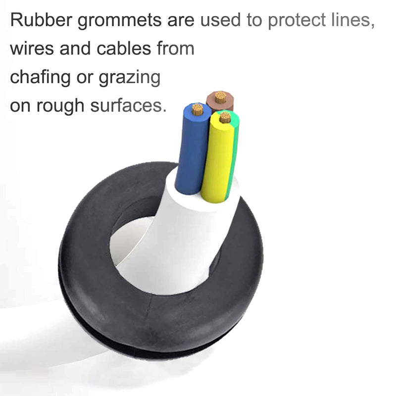 [Australia - AusPower] - BUSY-CORNER Rubber Grommet Assortment for Wire Electrical Appliance 
