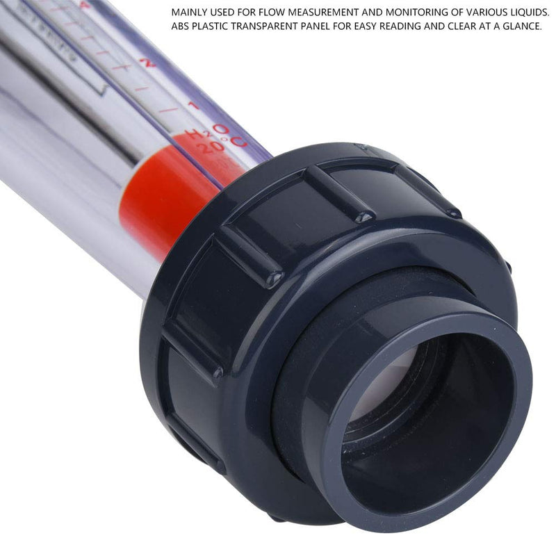 Water Flow Meter, Liquid Flowmeter, Plastic Liquid Meter, Measuring Instruments 1-10m3/h, for Flow Measurement and Monitoring, Default