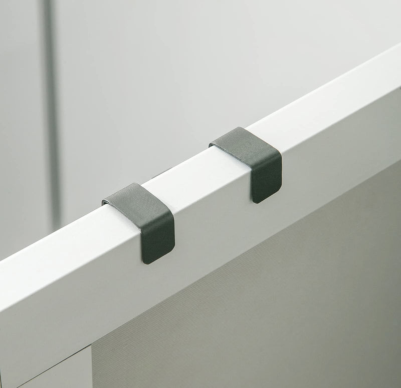 [Australia - AusPower] - Over The Cabinet Door Single Hooks 10 Pack (10P-Black) 10P-Black 