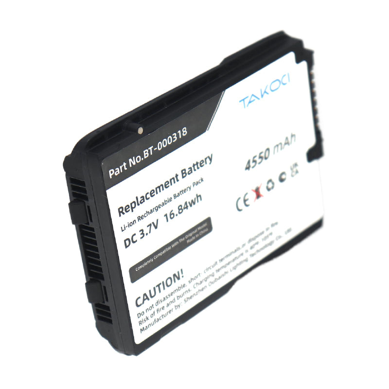 Replacement Battery fit for Zebra TC70 TC75 Barcode Scanner, Part No BT-000318 82-171249-01 82-171249-02 BTRY-TC7X-46MA2 4550mAh
